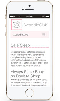 SwaddleDesigns - SwaddleClub - Safe Sleep